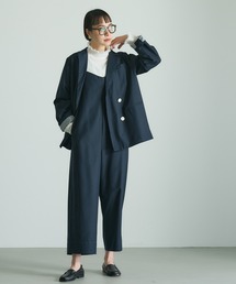 PUAL CE CIN | 大人見え後ろリボンサロペット(サロペット/オーバーオール)