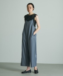 PUAL CE CIN | 大人見え後ろリボンサロペット(サロペット/オーバーオール)
