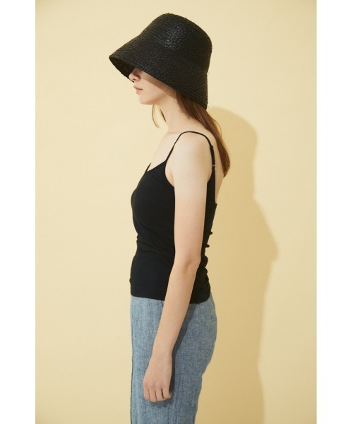 BLACK BY MOUSSY（ブラックバイマウジー）の「back open cap camisole（バックオープンカップキャミソール）（キャミソール・レディース・カーキ/ベージュ/ブラック/ライトイエロー/ライトカーキ・2/1）」の7枚目の写真