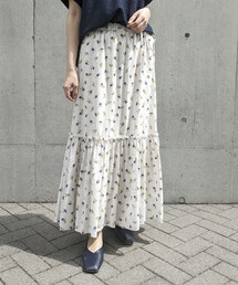 ONIGIRI | フラワープリント　スカート(スカート)