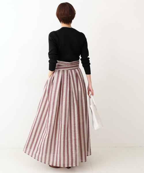 IENA(イエナ)の「RIB クルーネックプルオーバー◆(ニット/セーター・レディース・ブラック/ピンク/イエロー/ブルー・FREE)」の14枚目の写真