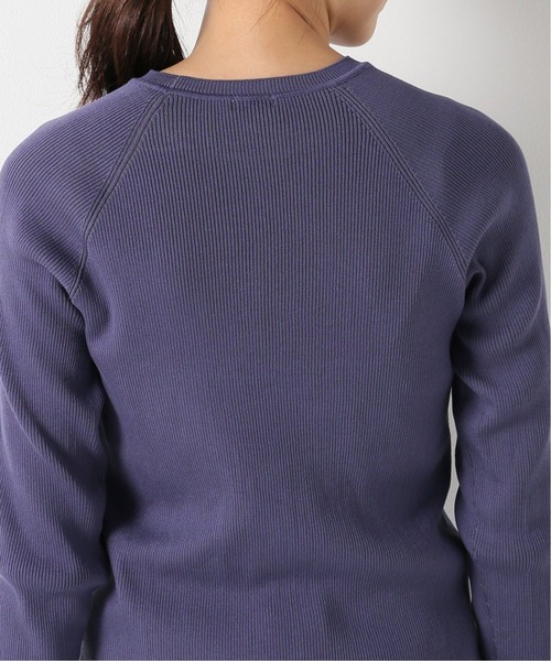 美品✨IENA イエナ リブクルーネック ニット プルオーバー 長袖 グレー F IENA（イエナ）の「RIB クルーネックプルオーバー◇（ニット
