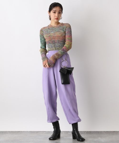 JEANASIS（ジーナシス）の「14GスペースダイプルオーバーLS/275499（Tシャツ/カットソー・レディース・グリーン系その他/オレンジ系その他/ブルー系その他・FREE）」の11枚目の写真