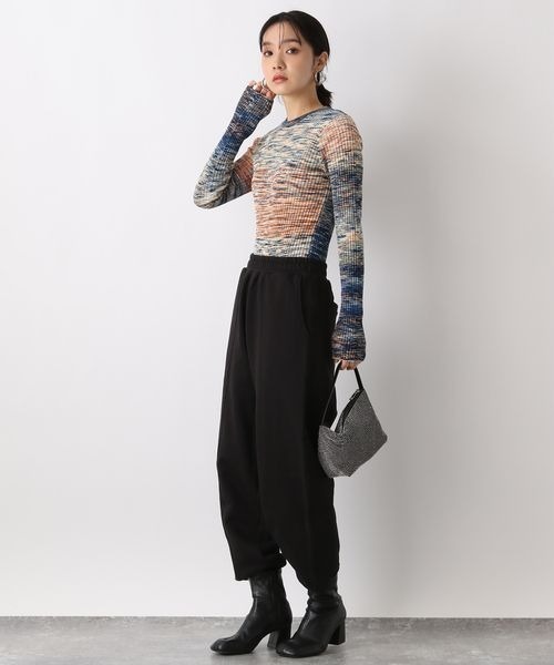 JEANASIS（ジーナシス）の「14GスペースダイプルオーバーLS/275499（Tシャツ/カットソー・レディース・グリーン系その他/オレンジ系その他/ブルー系その他・FREE）」の12枚目の写真