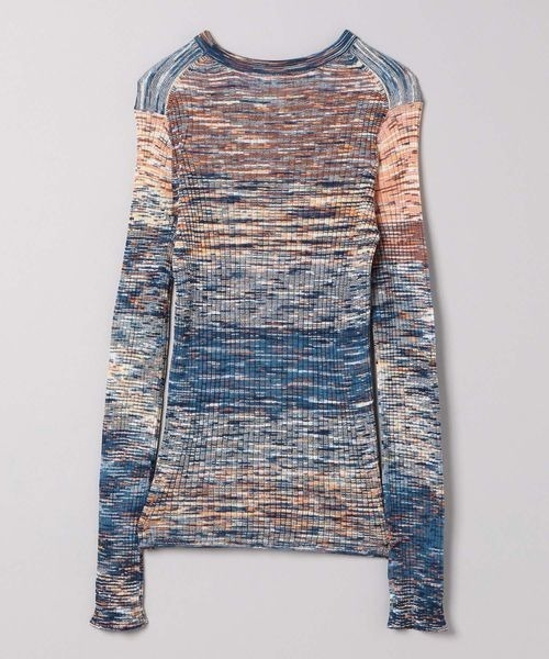 JEANASIS（ジーナシス）の「14GスペースダイプルオーバーLS/275499（Tシャツ/カットソー・レディース・グリーン系その他/オレンジ系その他/ブルー系その他・FREE）」の13枚目の写真