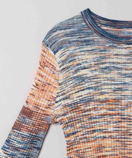 JEANASIS（ジーナシス）の「14GスペースダイプルオーバーLS/275499（Tシャツ/カットソー・レディース・グリーン系その他/オレンジ系その他/ブルー系その他・FREE）」の15枚目の写真