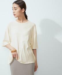SALON adam et rope' | 【極上の肌ざわり】ボックスシルエットBIG T -CreamyCotton /クリーミーコットン-(Tシャツ/カットソー)