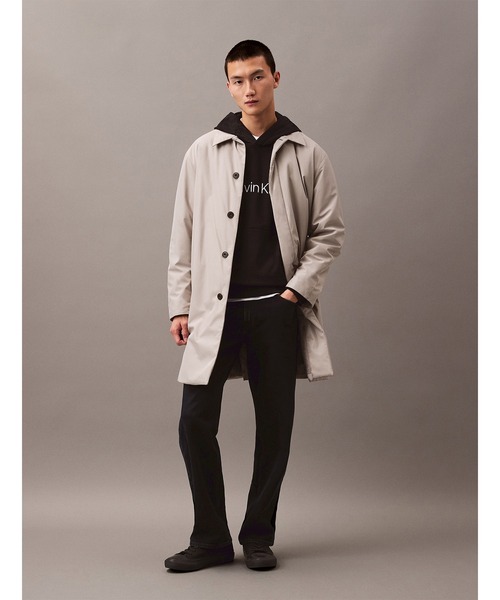Calvin Klein（カルバン・クライン）の「【ユニセックス】リラックス ロゴ テリー パーカー（パーカー・メンズ・ホワイト/ブラック/グレー/レッド/グレー系/オレンジ系その他/ブラック系/ホワイト系/ヘザーグレー/ブルー系その他・S/M/L/XL/XS）」の20枚目の写真