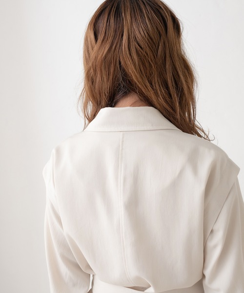 OLIVE des OLIVE(オリーブデオリーブ)の「マルチwayポンチョトレンチコート/春アウター(トレンチコート・レディース・ベージュ/アイボリー・FREE)」の22枚目の写真