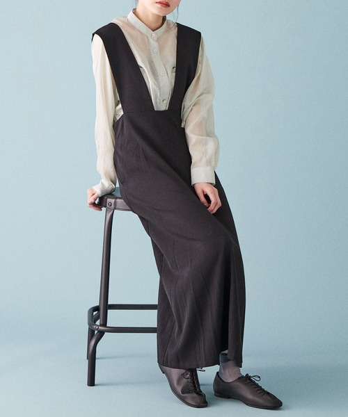 noyau（ノヤウ）の「レースアップフラットシューズ（バレエシューズ・レディース・ブラック/ホワイト・L/S/M）」の19枚目の写真