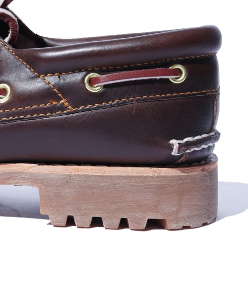 Timberland（ティンバーランド）の「Timberland/ティンバーランド AUTHENTICS 3 EYE CLASSIC オーセンティック スリーアイ クラシック（モカシン/デッキシューズ・メンズ・ブラウン/ダークグリーン/バーガンディー/ブラック/ブラウン系・8.5/9/9.5/10/8）」の14枚目の写真