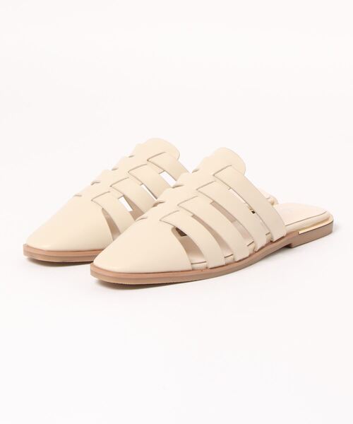 Green　Parks（グリーンパークス）の「・Robe Rouge グルカミュール（サンダル・レディース・アイボリー/ブラック・LL/S/L/M）」の13枚目の写真