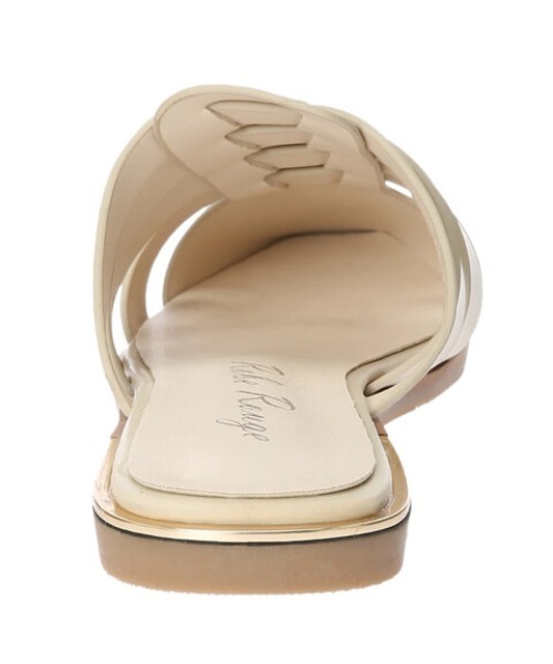 Green　Parks（グリーンパークス）の「・Robe Rouge グルカミュール（サンダル・レディース・アイボリー/ブラック・LL/S/L/M）」の5枚目の写真