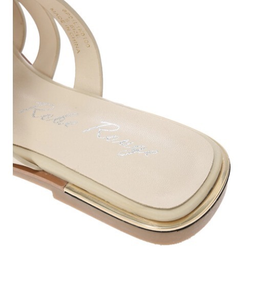 Green　Parks（グリーンパークス）の「・Robe Rouge グルカミュール（サンダル・レディース・アイボリー/ブラック・LL/S/L/M）」の7枚目の写真