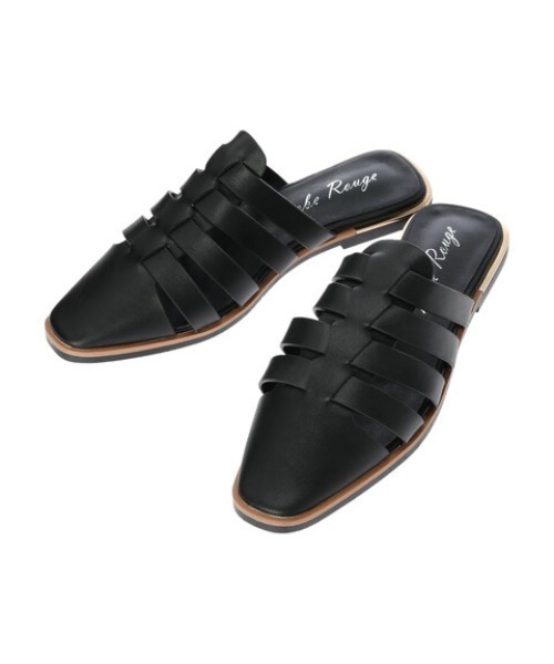 Green　Parks（グリーンパークス）の「・Robe Rouge グルカミュール（サンダル・レディース・アイボリー/ブラック・LL/S/L/M）」の9枚目の写真