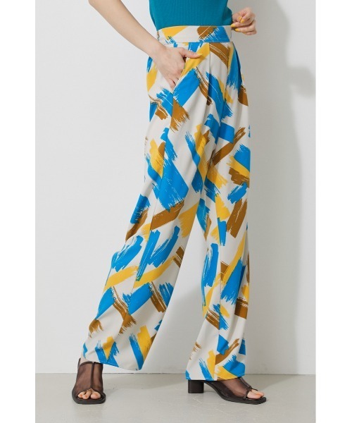 AZUL by moussy（アズールバイマウジー）の「BOLD PAINT PANTS/ボールドペイントパンツ（その他パンツ・レディース・グリーン系その他/イエロー系その他・SMALL/MEDIUM）」の18枚目の写真