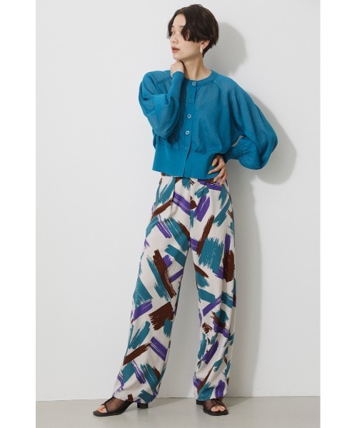 AZUL by moussy（アズールバイマウジー）の「BOLD PAINT PANTS/ボールドペイントパンツ（その他パンツ・レディース・グリーン系その他/イエロー系その他・SMALL/MEDIUM）」の12枚目の写真
