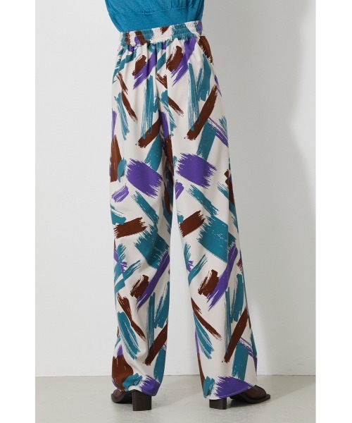 AZUL by moussy（アズールバイマウジー）の「BOLD PAINT PANTS/ボールドペイントパンツ（その他パンツ・レディース・グリーン系その他/イエロー系その他・SMALL/MEDIUM）」の15枚目の写真