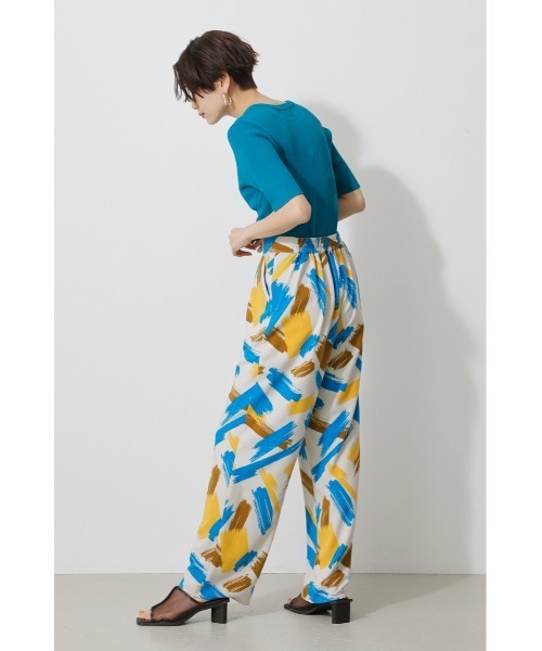 AZUL by moussy（アズールバイマウジー）の「BOLD PAINT PANTS/ボールドペイントパンツ（その他パンツ・レディース・グリーン系その他/イエロー系その他・SMALL/MEDIUM）」の7枚目の写真
