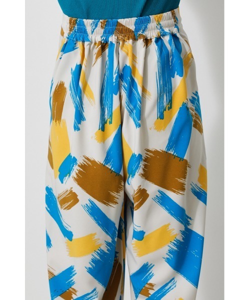 AZUL by moussy（アズールバイマウジー）の「BOLD PAINT PANTS/ボールドペイントパンツ（その他パンツ・レディース・グリーン系その他/イエロー系その他・SMALL/MEDIUM）」の14枚目の写真