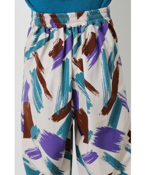 AZUL by moussy（アズールバイマウジー）の「BOLD PAINT PANTS/ボールドペイントパンツ（その他パンツ・レディース・グリーン系その他/イエロー系その他・SMALL/MEDIUM）」の8枚目の写真