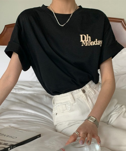 MANGROVE(マングローブ)の「スモールロゴTee(Tシャツ/カットソー・レディース・ホワイト/ブラック/グレー・FREE)」の16枚目の写真