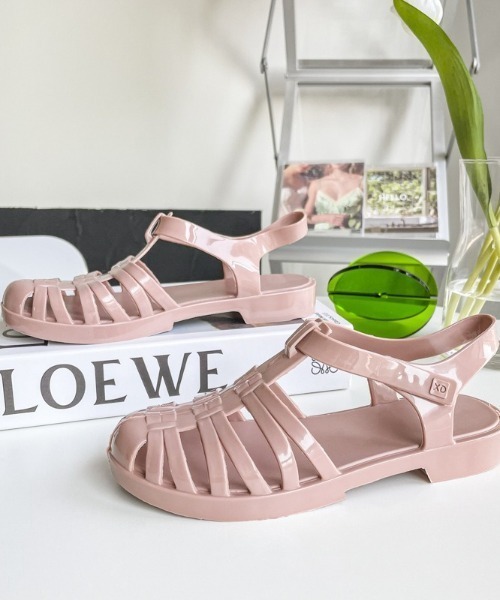 SETUP7(セットアップセブン)の「【SETUP7】ジェリーグルカサンダル SCCH83(サンダル・レディース・ブラック/グリーン/シルバー/ゴールド/ブラック系その他2/ピンク/ブラウン・38/36/37)」の8枚目の写真