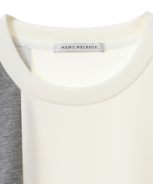 ブロッキングスムース切り替えTシャツ