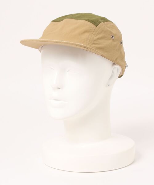 Ocean&Ground（オーシャン&グラウンド）の「サンシェード付きJETCAP（キャップ・キッズ・ベージュ/オリーブ・M/L/S）」の4枚目の写真