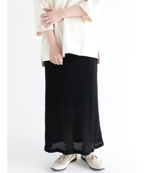 Lugnoncure(ルノンキュール)の「マーメイドスカート(スカート・レディース・ブラック/ベージュ/グリーン・フリ-)」の2枚目の写真