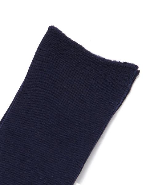 UNITED ARROWS(ユナイテッドアローズ)の「UAW リネン混 ハイクルーソックス◆(ソックス/靴下・レディース・オフホワイト/イエロー/ネイビー・フリー)」の4枚目の写真
