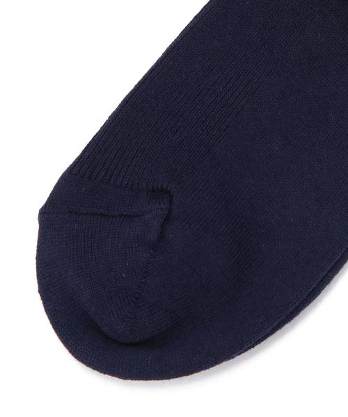 UNITED ARROWS(ユナイテッドアローズ)の「UAW リネン混 ハイクルーソックス◆(ソックス/靴下・レディース・オフホワイト/イエロー/ネイビー・フリー)」の5枚目の写真