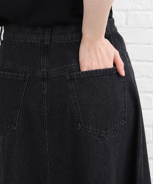 SHOO・LA・RUE（シューラルー）の「◆デニムフレアスカート（スカート・レディース・ブラック/ブルー/ダークネイビー・02/03/04）」の9枚目の写真