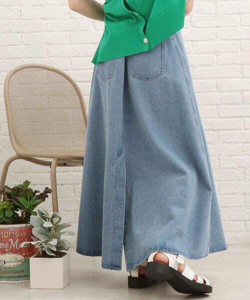 SHOO・LA・RUE（シューラルー）の「◆デニムフレアスカート（スカート・レディース・ブラック/ブルー/ダークネイビー・02/03/04）」の22枚目の写真