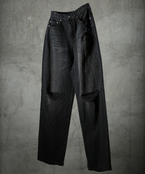 G.O.C（ジーオーシー）の「ハイライズ ヴィンテージ ワイド デニムパンツ（デニムパンツ・メンズ・ブラック/ブルー/ブラック系その他/ブルー系その他・SMALL/MEDIUM/LARGE）」の15枚目の写真