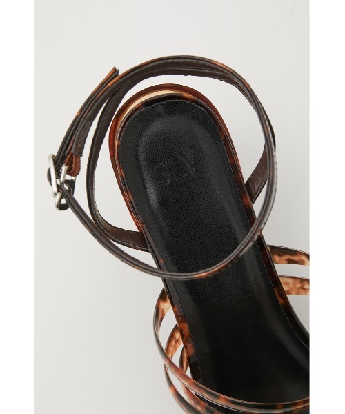 SLY(スライ)の「CLEAR TUBE SANDAL クリアチューブ サンダル(サンダル・レディース・マルチ/クリア/ブラック・MEDIUM/LARGE/SMALL)」の16枚目の写真