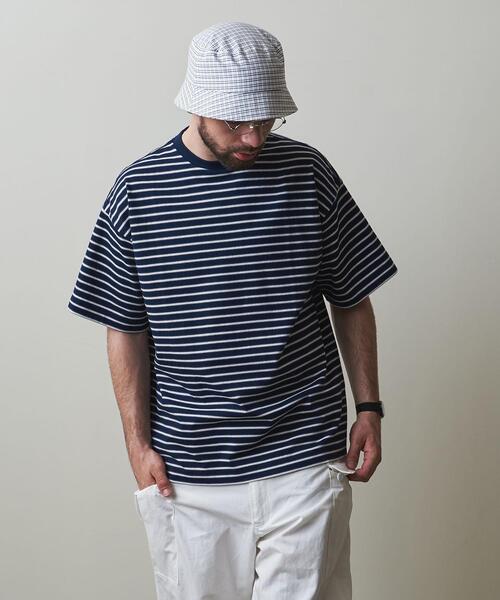 【極美品】Steven Alan WOOL BORDER SHORT TEE Steven Alan（スティーブンアラン）の「＜Steven Alan＞ WOOL