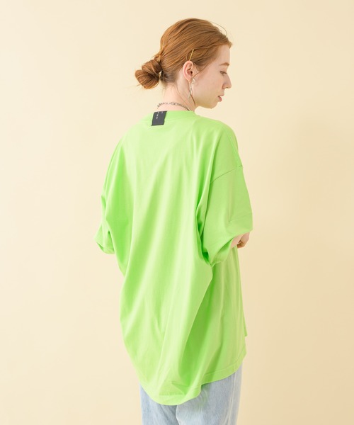 Paradise Picnic（パラダイスピクニック）の「1% 変形タックTシャツ（Tシャツ/カットソー・レディース・ブラック/グリーン/アイボリー・FREE）」の12枚目の写真