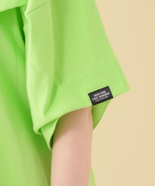 Paradise Picnic（パラダイスピクニック）の「1% 変形タックTシャツ（Tシャツ/カットソー・レディース・ブラック/グリーン/アイボリー・FREE）」の16枚目の写真