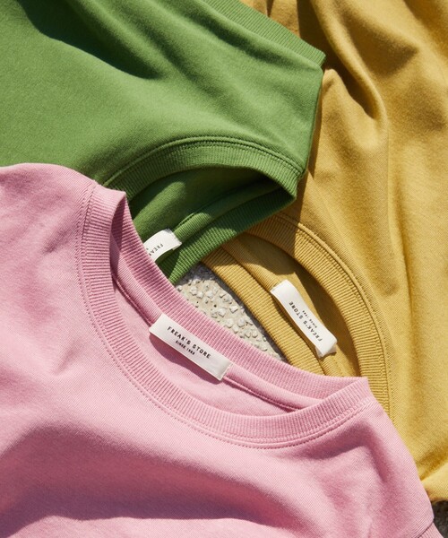 FREAK'S STORE（フリークスストア）の「▽【WEB限定】MINT ノースリーブTシャツ（抗菌防臭・接触冷感）（Tシャツ/カットソー・レディース・オフホワイト/ブラック/ブラウン/ピンク/イエロー/グリーン・SMALL/MEDIUM/LARGE）」の13枚目の写真