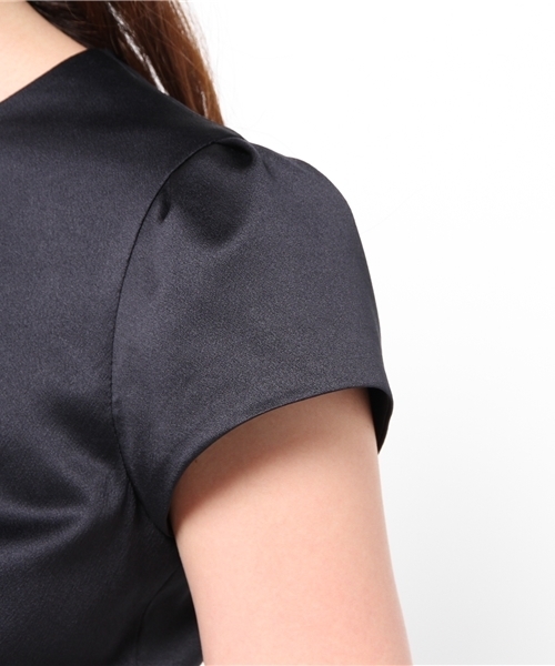 La TOTALITE（ラトータリテ）の「トロイメレイコラボ リボンベルトツキワンピース（ワンピース・レディース・ネイビー/ピンク系その他・FREE）」の14枚目の写真