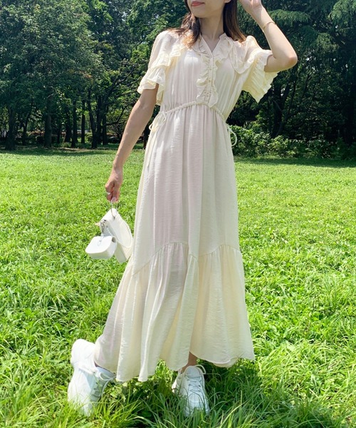 OLIVE des OLIVE（オリーブデオリーブ）の「儚げフリルワンピース