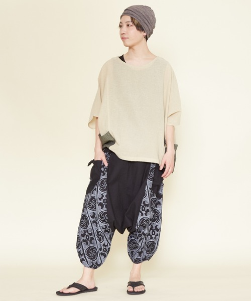 チャイハネ（チャイハネ）の「【チャイハネ】ウズMEN'Sサルエルパンツ（その他パンツ・メンズ・ブラック/グレー/ホワイト・FREE）」の11枚目の写真