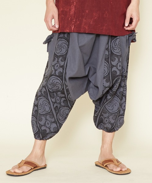 チャイハネ（チャイハネ）の「【チャイハネ】ウズMEN'Sサルエルパンツ（その他パンツ・メンズ・ブラック/グレー/ホワイト・FREE）」の17枚目の写真