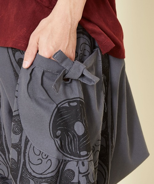 チャイハネ（チャイハネ）の「【チャイハネ】ウズMEN'Sサルエルパンツ（その他パンツ・メンズ・ブラック/グレー/ホワイト・FREE）」の20枚目の写真