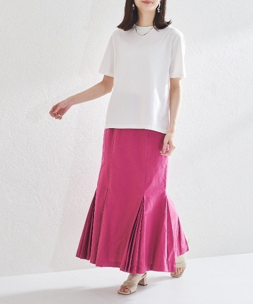 acro（アクロ）の「2WAYカットアウトレイヤードトップス/AC1443（Tシャツ/カットソー・レディース・ブラック/ホワイト・ﾌﾘ-）」の15枚目の写真