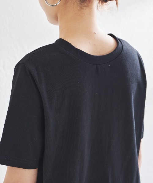 acro（アクロ）の「2WAYカットアウトレイヤードトップス/AC1443（Tシャツ/カットソー・レディース・ブラック/ホワイト・ﾌﾘ-）」の16枚目の写真