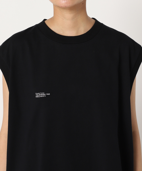 FRAMeWORK(フレームワーク)の「【JANE SMITH/ジェーンスミス】別注ORGANIC FORMS ノースリーブTシャツ(Tシャツ/カットソー・レディース・ホワイト/ブラック・FREE)」の14枚目の写真