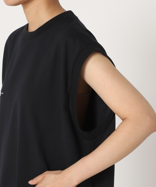 FRAMeWORK(フレームワーク)の「【JANE SMITH/ジェーンスミス】別注ORGANIC FORMS ノースリーブTシャツ(Tシャツ/カットソー・レディース・ホワイト/ブラック・FREE)」の17枚目の写真