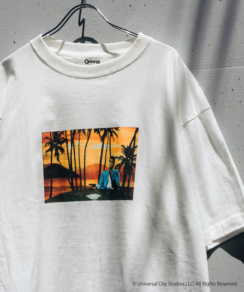 Oriens JOURNAL STANDARD(オリエンス ジャーナルスタンダード)の「【SCARFACE / スカーフェイス別注】Tシャツ(Tシャツ/カットソー・レディース・ホワイト系その他/ホワイト/レッド・MEDIUM/LARGE)」の1枚目の写真